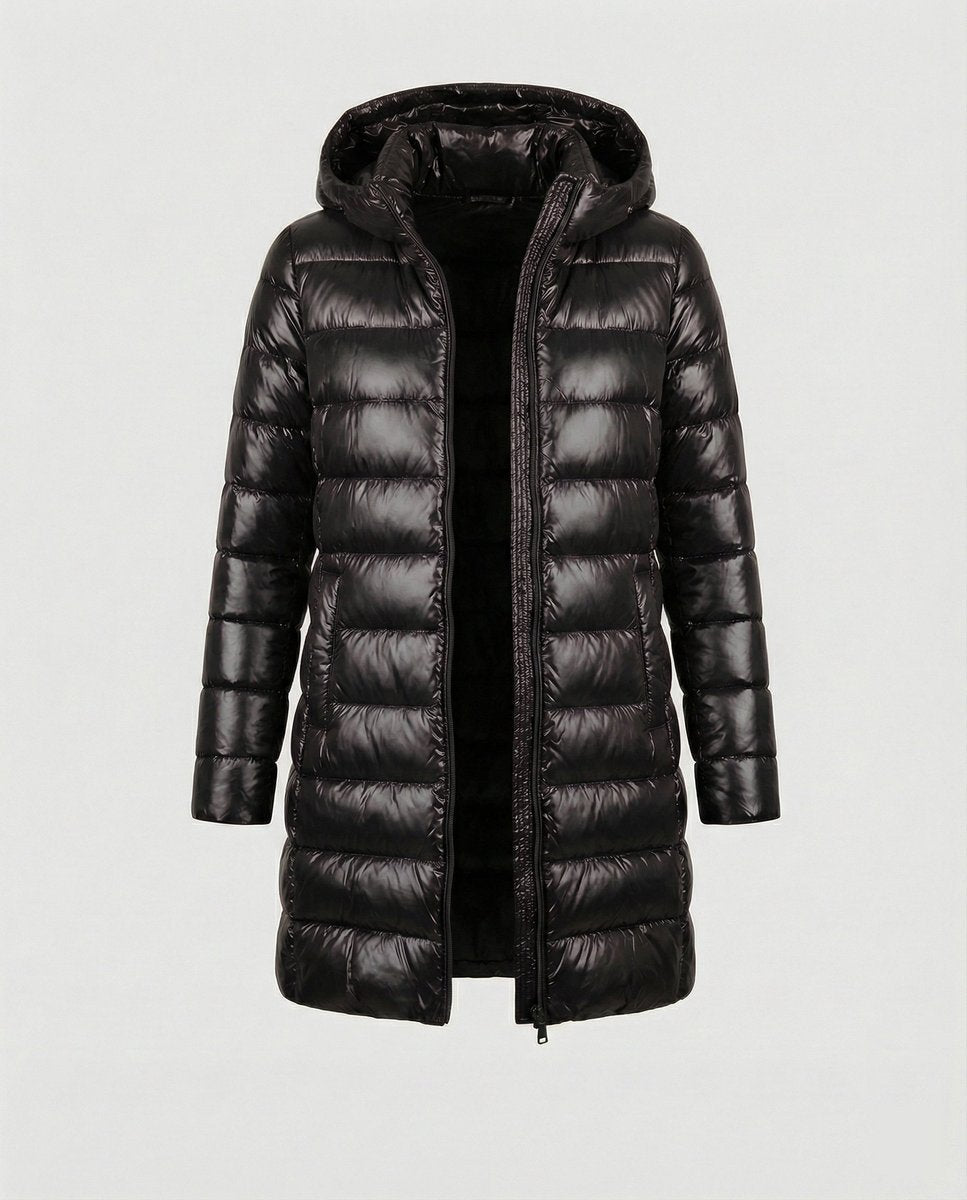 Damen Winterjacke ultraleicht – Schwarz – Noravolo