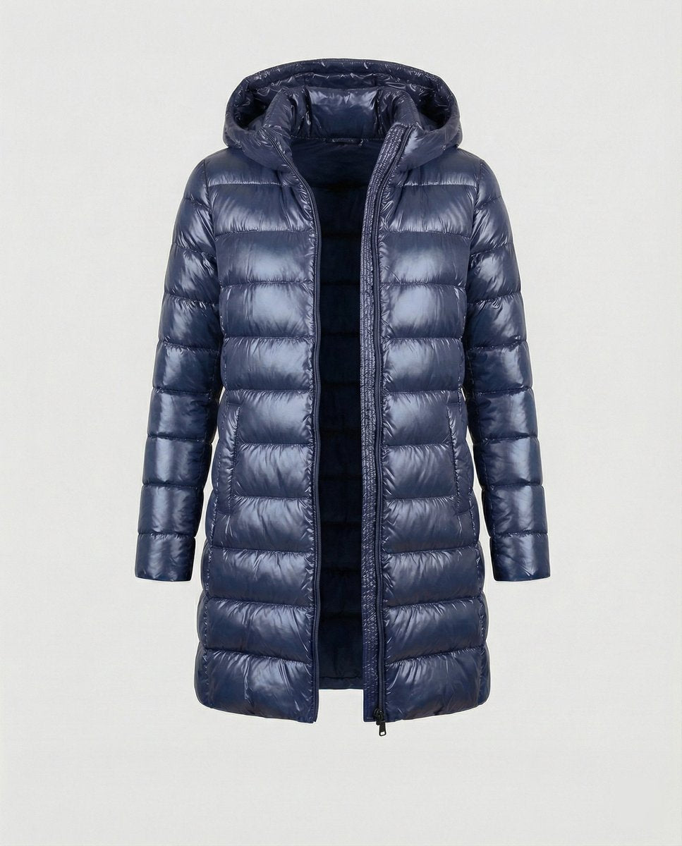 Damen Winterjacke ultraleicht – Blau – Noravolo