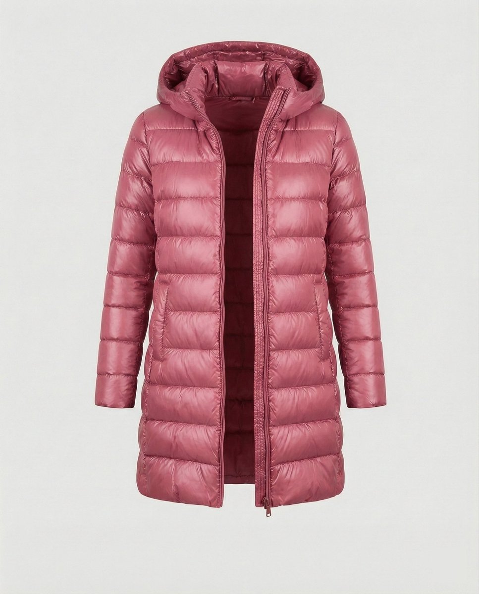 Damen Winterjacke ultraleicht – Rosa – Noravolo