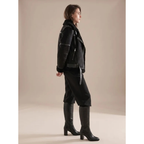 Damen Winterjacke mit Gürtel – Produktfoto – Noravolo