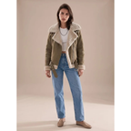 Damen Winterjacke mit Gürtel – Produktfoto – Noravolo