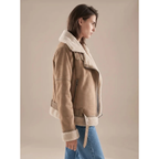 Damen Winterjacke mit Gürtel – Produktfoto – Noravolo