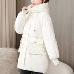Damen Winterjacke mit Kapuze – Produktfoto – Noravolo