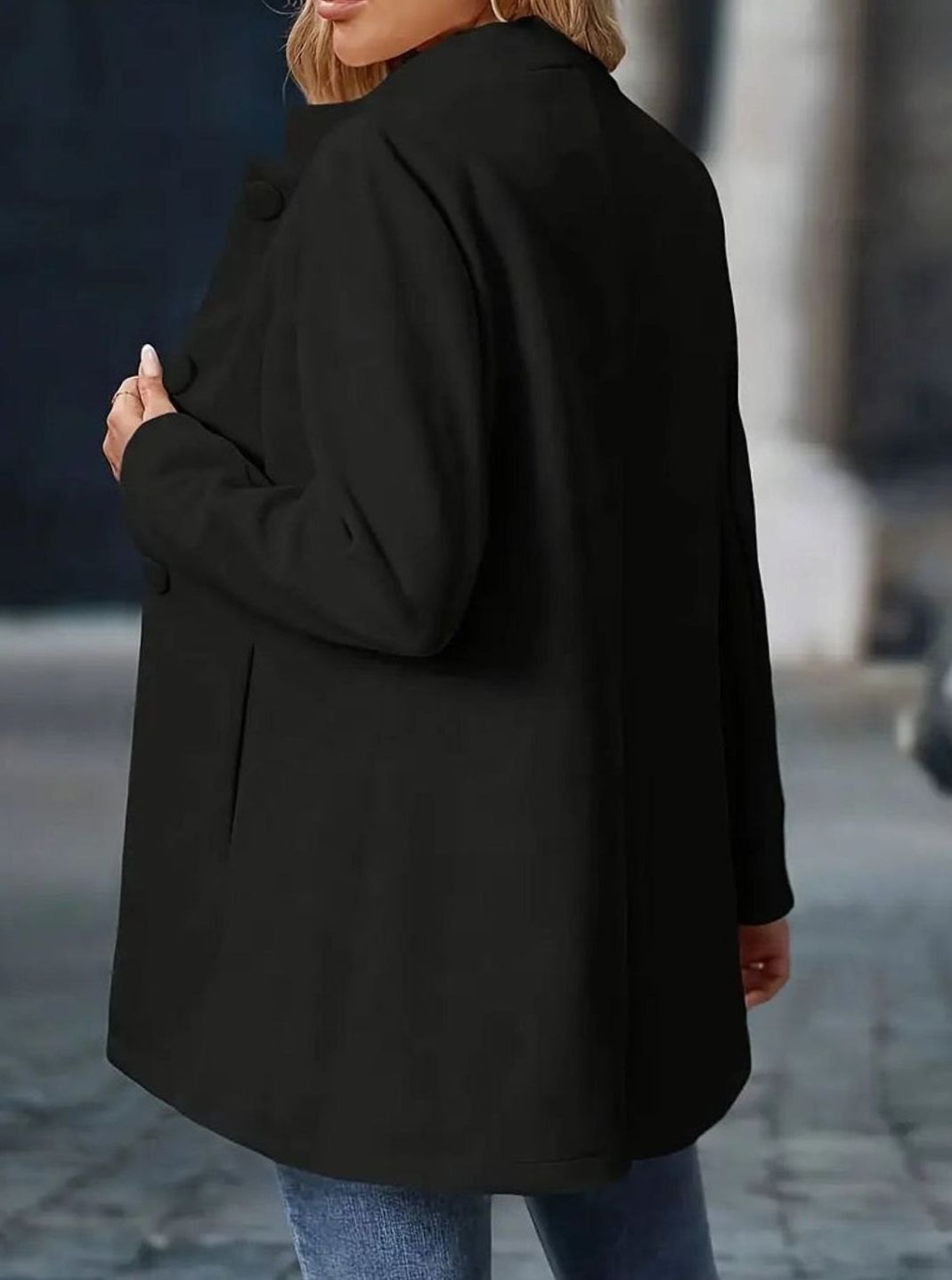 Damen Wintermantel mit Stehkragen – Produktfoto – Noravolo