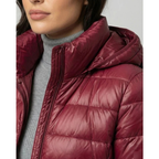 Damen Steppjacke lang – Produktfoto – Noravolo