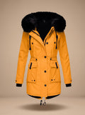 Damen Winterparka tailliert – Gold – Noravolo