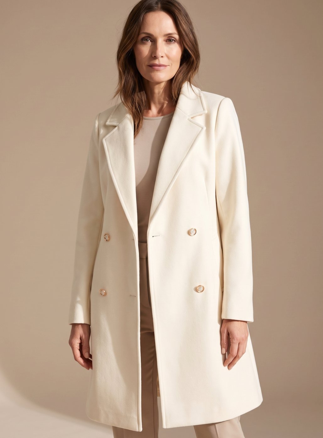 Damen Mantel in A-Linie – Produktfoto – Noravolo