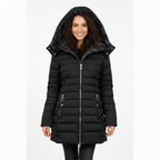 Damen Wintermantel mit weichem Innenfutter – Produktfoto – Noravolo