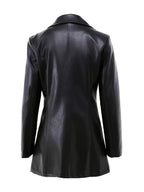 Damen Ledermantel Slim Fit – Produktfoto – Noravolo