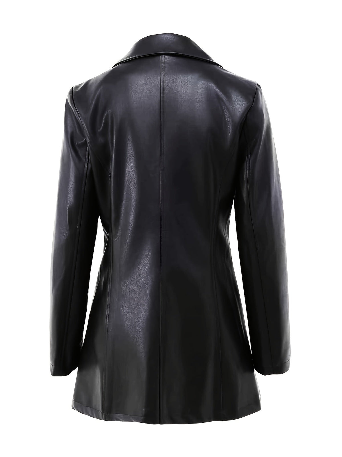Damen Ledermantel Slim Fit – Produktfoto – Noravolo