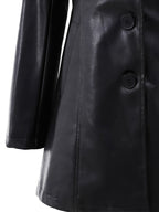 Damen Ledermantel Slim Fit – Produktfoto – Noravolo