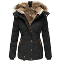 Damen Wintermantel – Schwarz – Noravolo