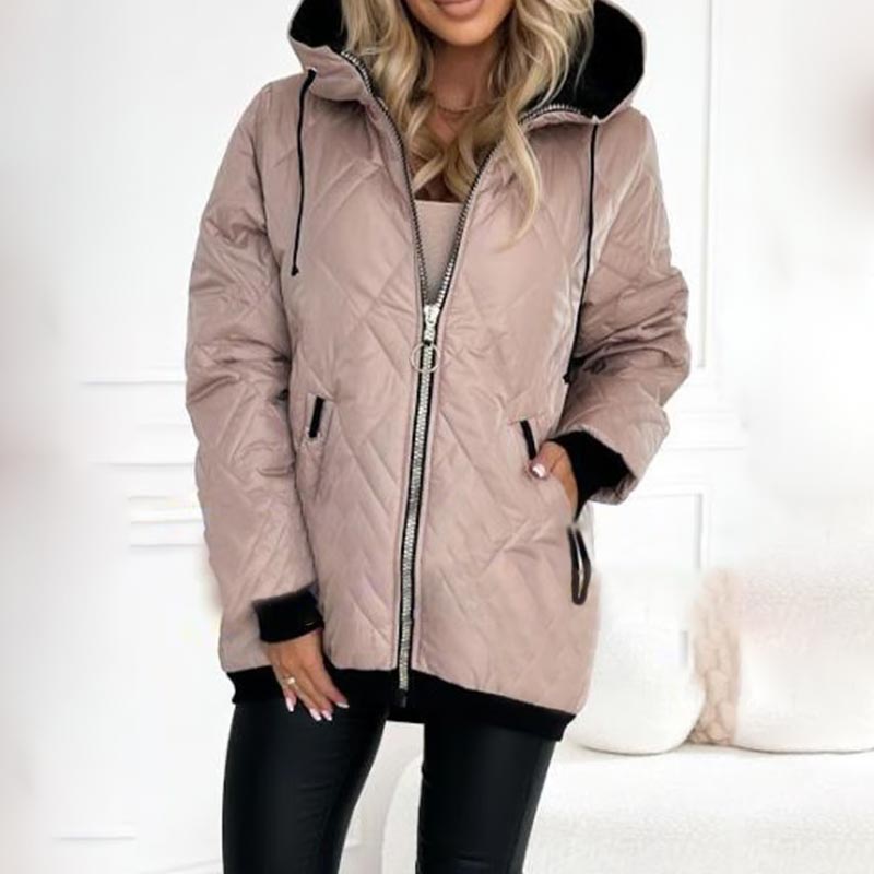 Damen Outdoor-Jacke mit Kapuze – Produktfoto – Noravolo